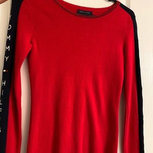 Red Tommy Hilfiger long sleeve